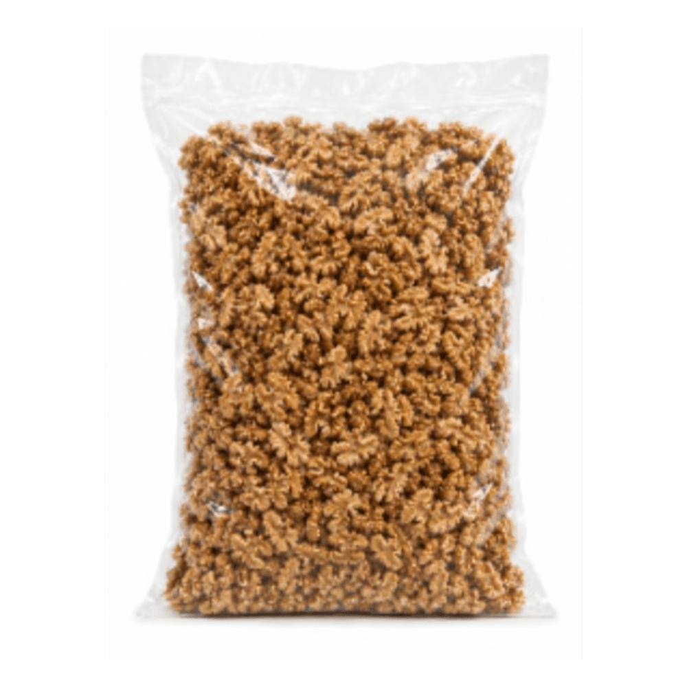 Bolsa de pulpa de nueces cuartos cobriza 5 kg