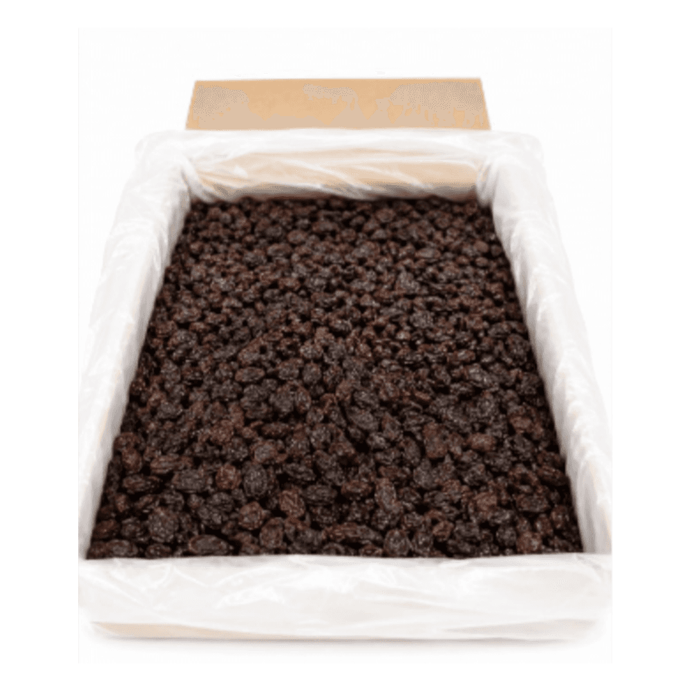 Caja con pasas de uva 10 kg