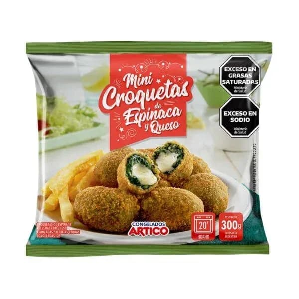 Minicroquetas espinaca y queso 300 g