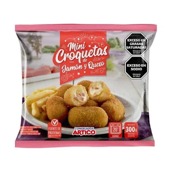 Minicroquetas jamón y queso 300 g
