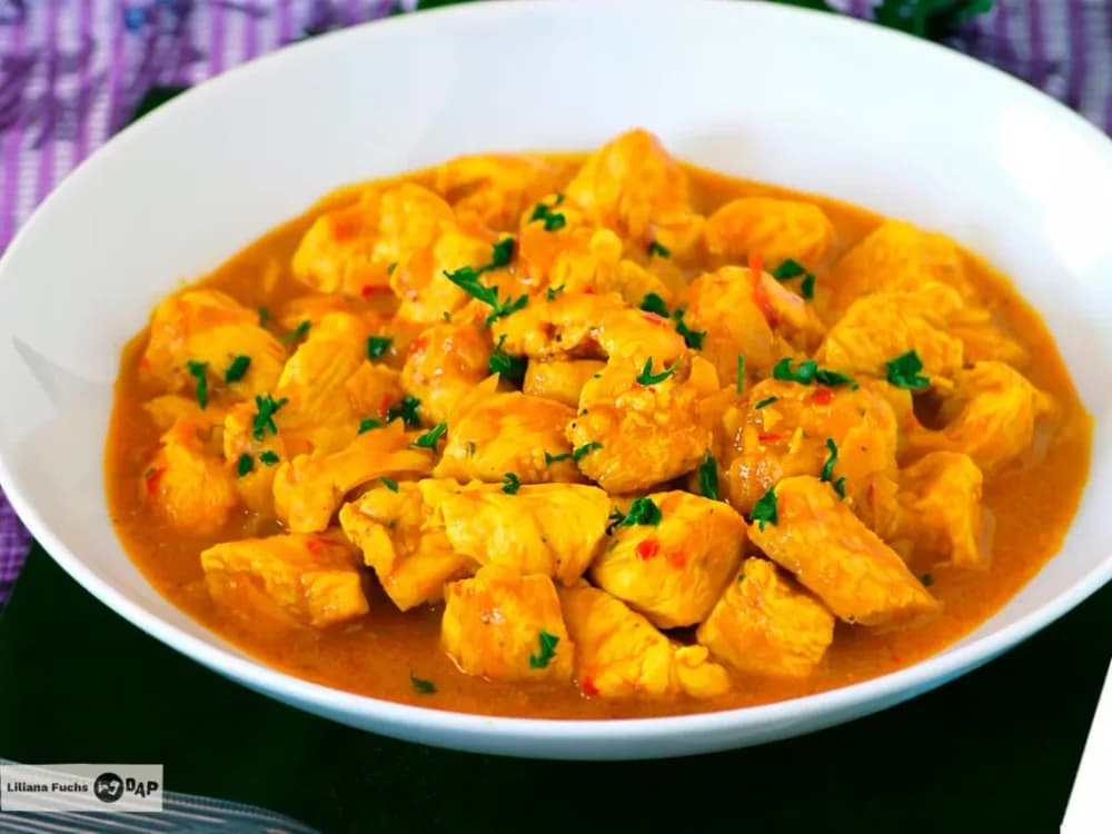 Pollo al curry 1 kg