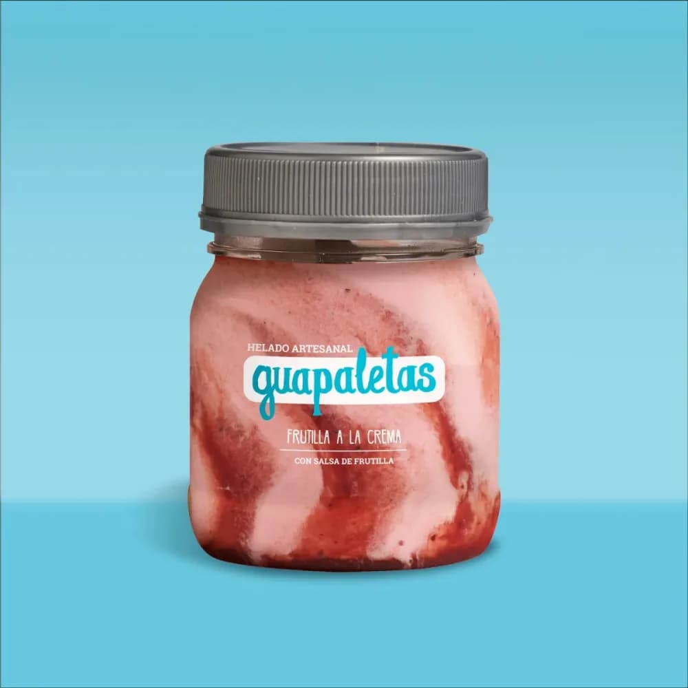 Helado Guapotes frutilla 140 g