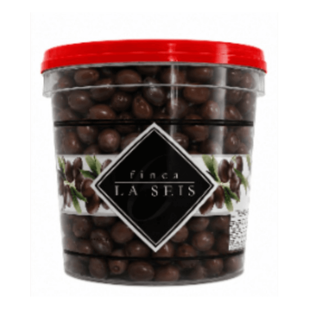 Balde de aceitunas negras con carozo 5 kg — calibre 140/160