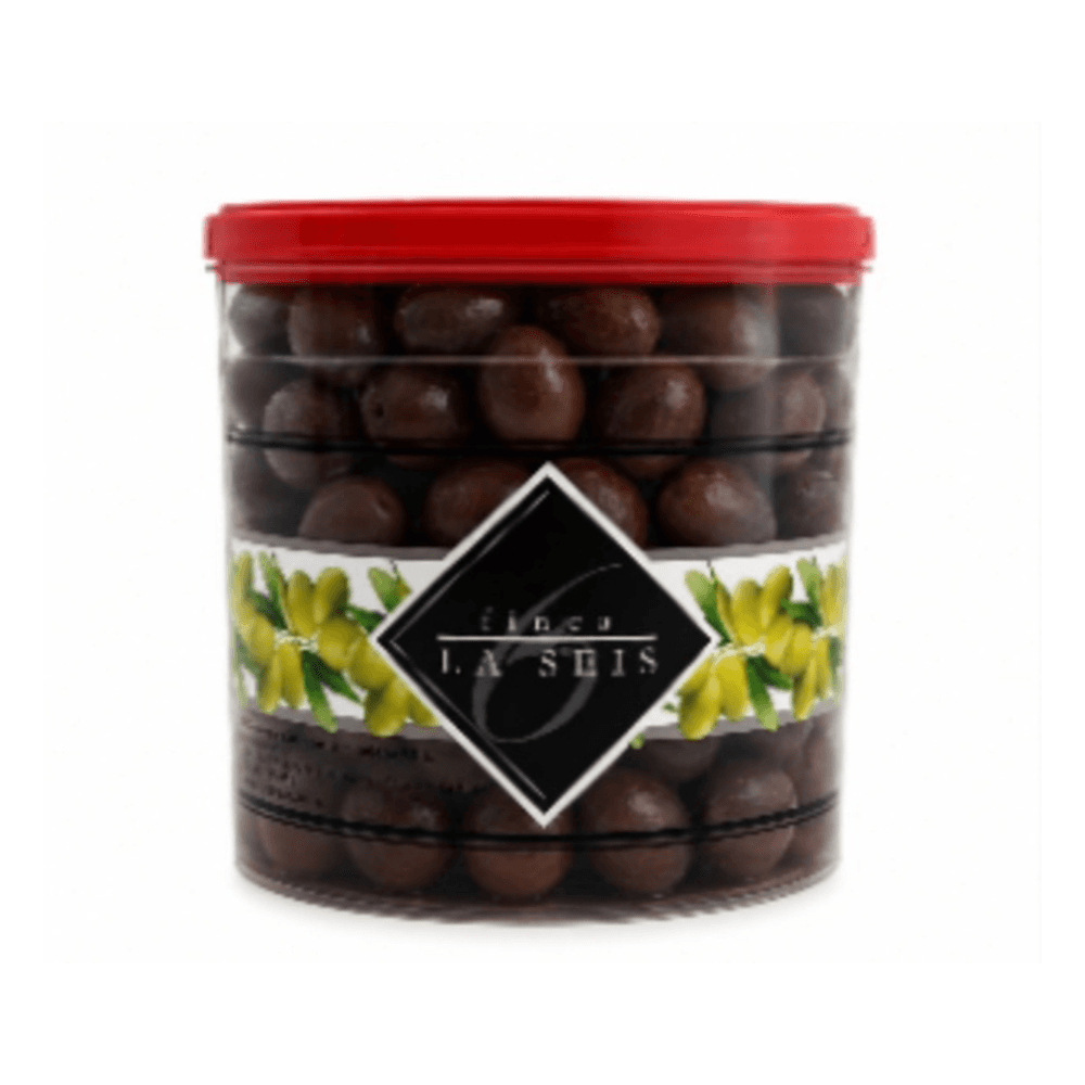 Balde de aceitunas negras sin carozo 800 g — calibre 160/200