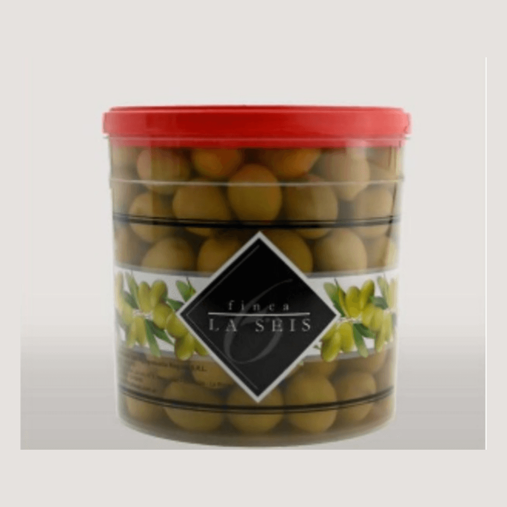 Balde de aceitunas verdes con carozo 1 kg — calibre 120/140