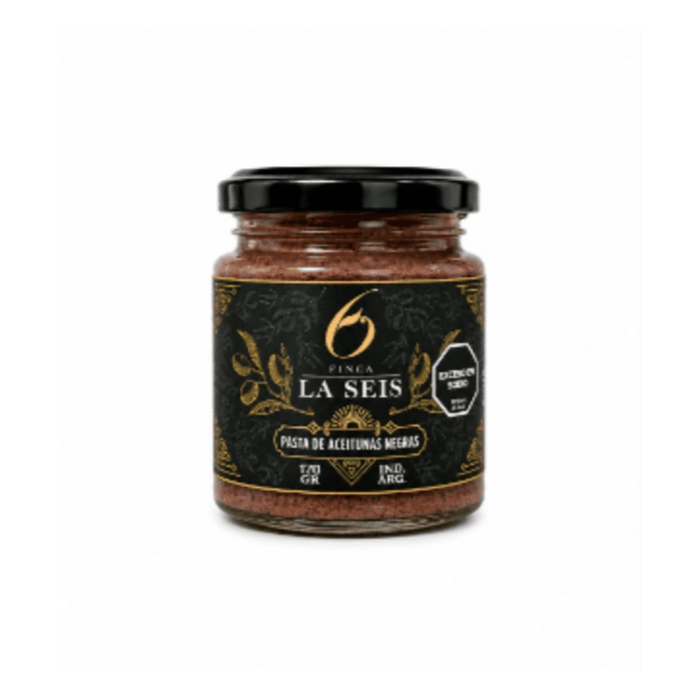 Frasco de pasta de aceitunas negras 170 g