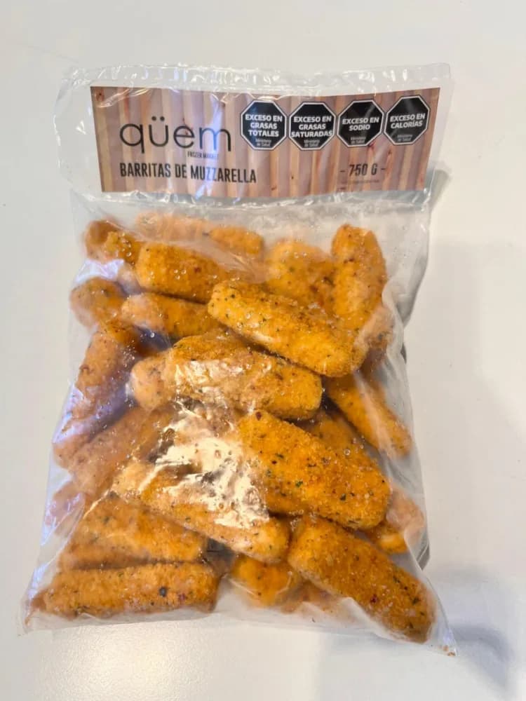 Muzzarella barritas 750 g