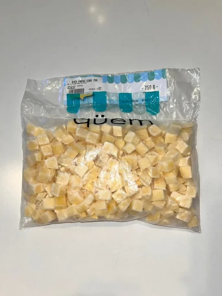 Papas cubo 750 g