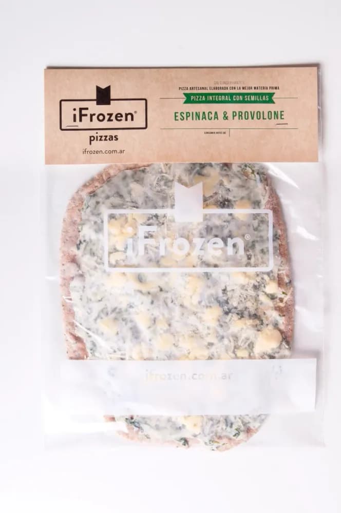 Pizza integral espinaca & provolone 500 g