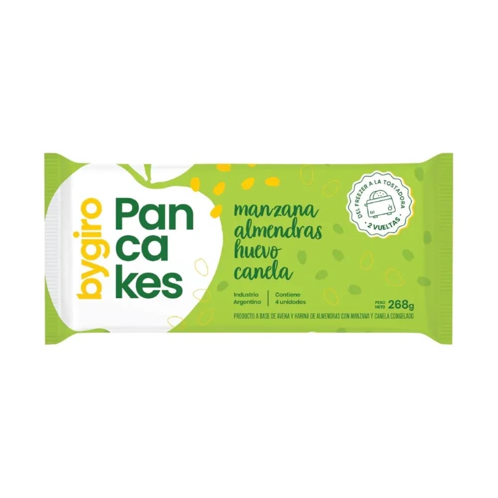 Pancakes manzana y canela 240 g · 4 unidades
