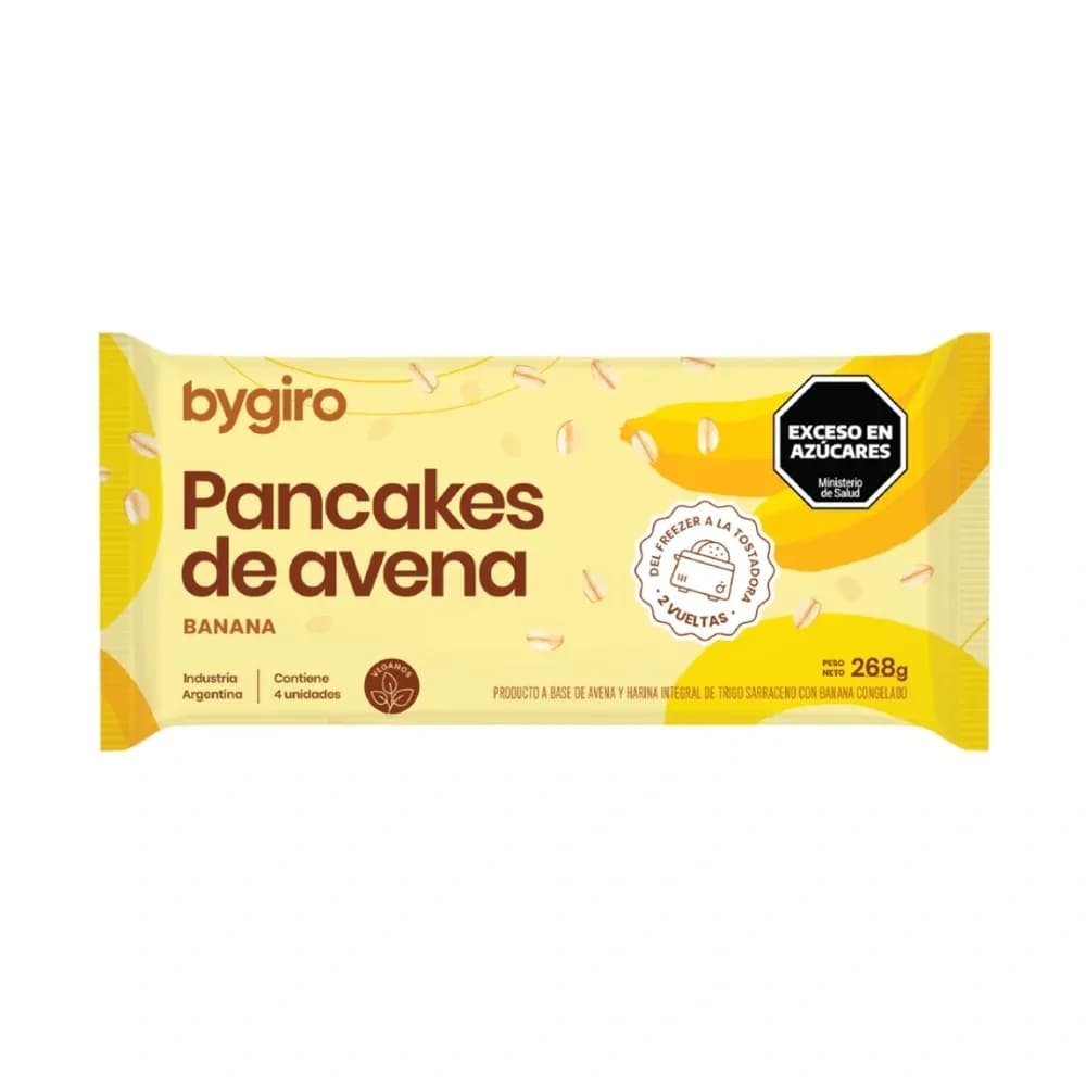 Pancakes banana 268 g · 4 unidades
